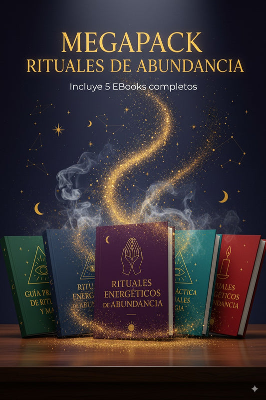 🔮MEGAPACK RITUALES DE ABUNDANCIA 5x1 + 3🎁BONUS EXCLUSIVOS